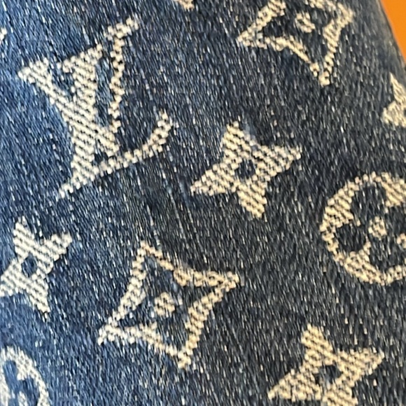 Final price: Louis Vuitton Nigo amazing LV cosy boots embroidered denim new - Picture 2 of 8
